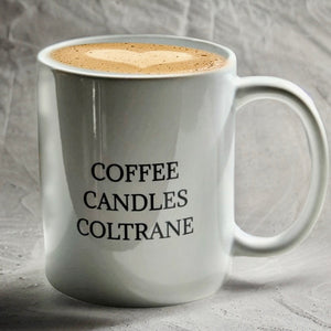 "Coffee Candles Coltrane" Coffee Mug